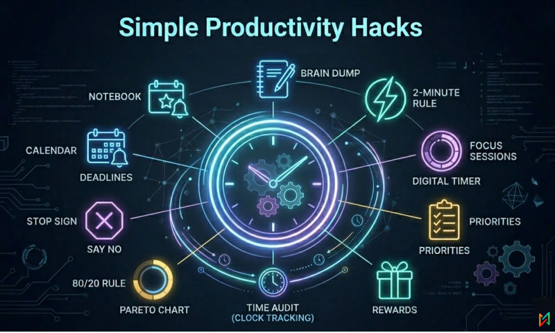 Simple Productivity Hacks That Actually Work (No Fluff, Just Results)