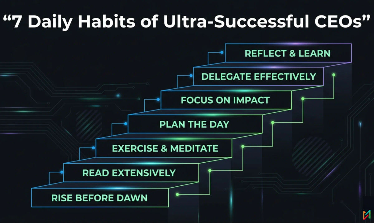 7 Daily Habits of Ultra-Successful CEOs (That Actually Drive Results)
