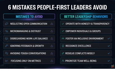 6 Mistakes People-First Leaders Avoid (And What to Do Instead)