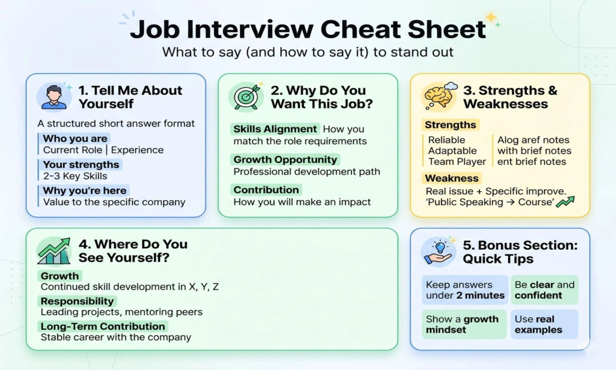 Job Interview Answers That Actually Work (With Real Examples)
