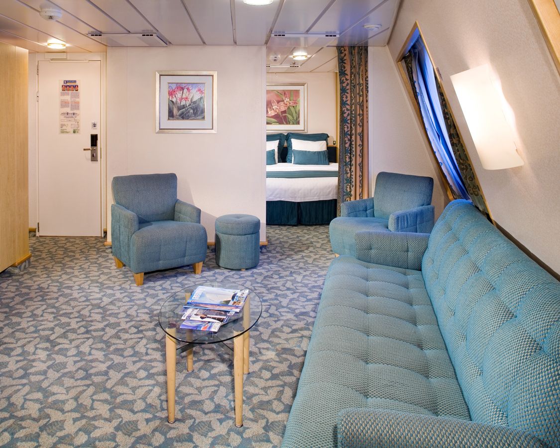 Cabina cu vedere la ocean categoria 1K pe Adventure of the Seas