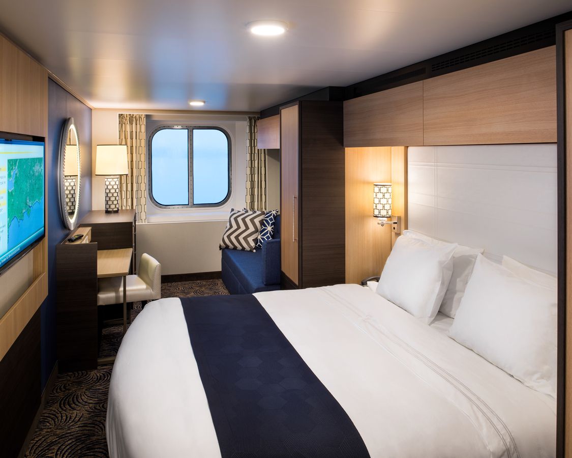 Cabina cu vedere la ocean categoria 1N pe Anthem of the Seas