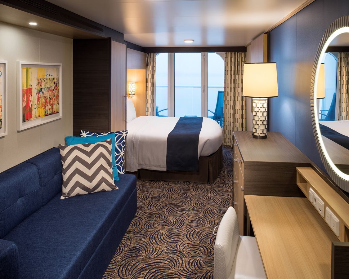 Cabina cu balcon cu vedere la ocean pe Anthem of the Seas