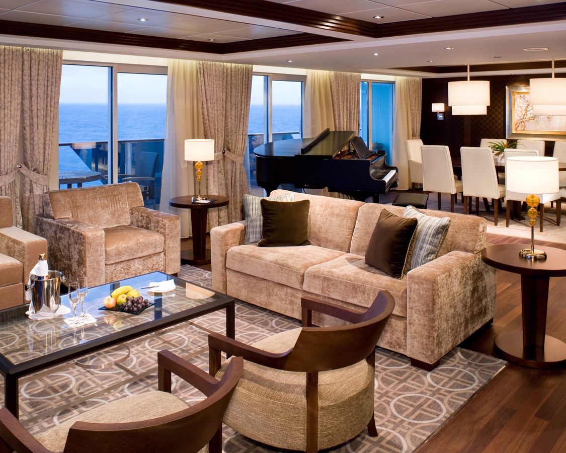 Apartament Penthouse Suite categoria PS pe Celebrity Eclipse