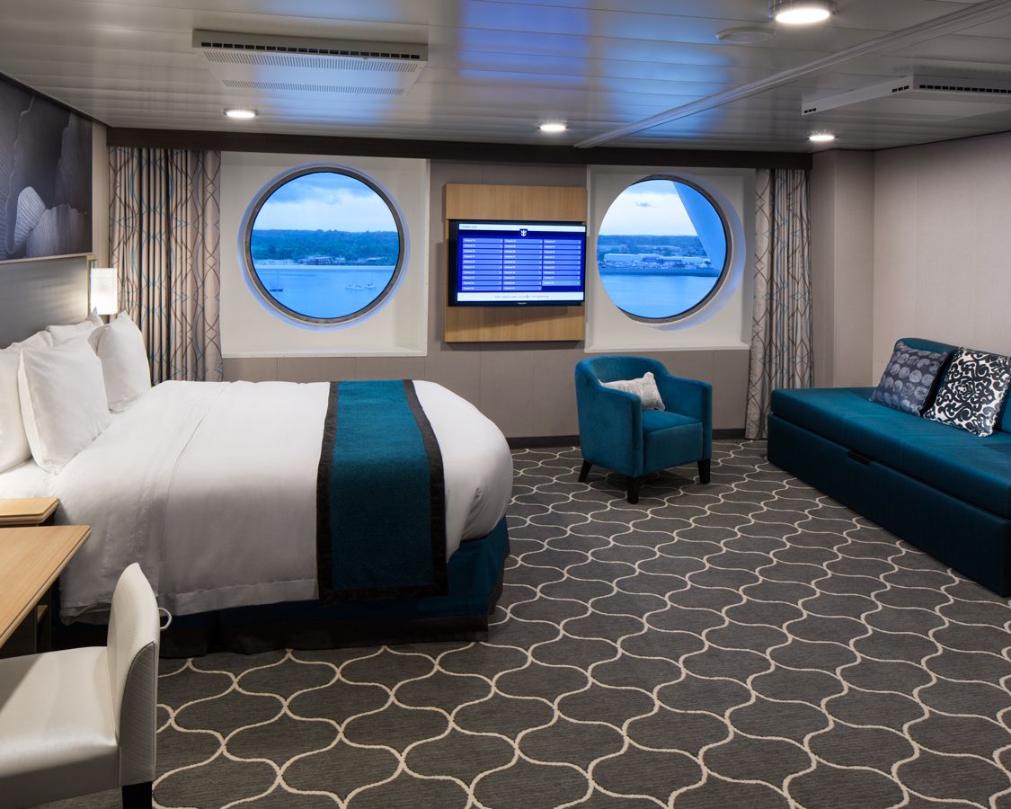 Cabina cu vedere la ocean categoria 1K pe Harmony of the Seas