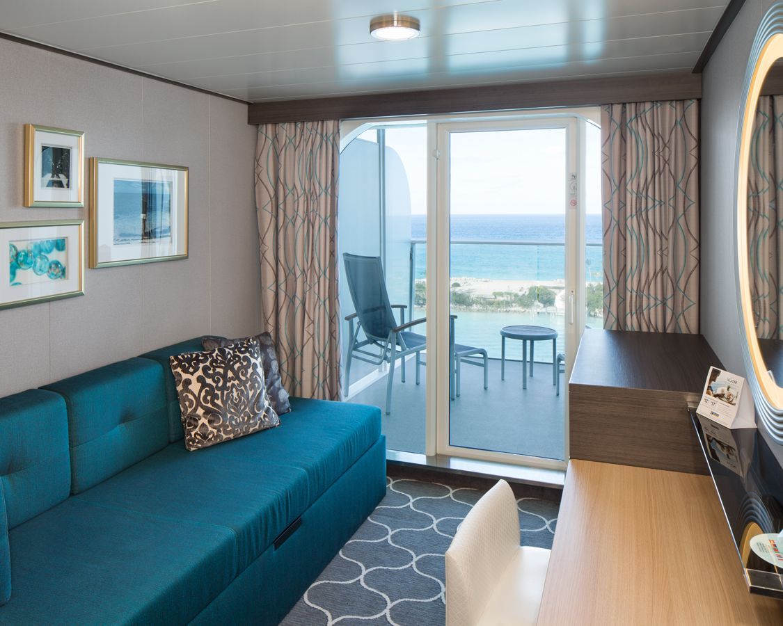 Cabina cu balcon cu vedere la ocean categoria 2C pe Harmony of the Seas