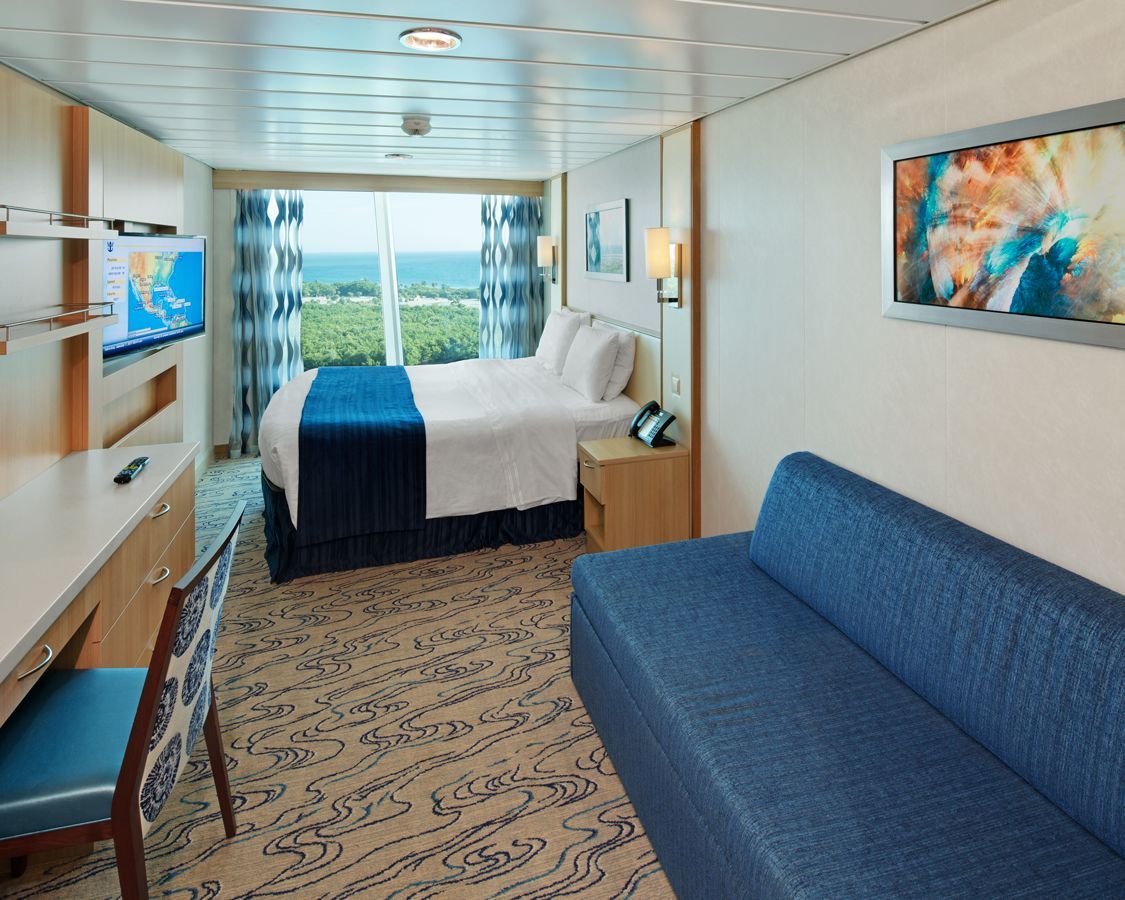 Cabina cu vedere panoramica la ocean categoria 1L pe Independence of the Seas