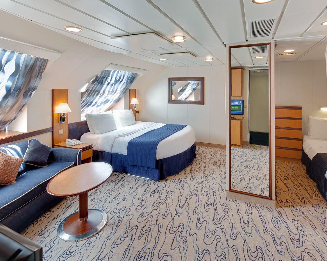 Cabina cu vedere la ocean categoria 1K pe Jewel of the Seas