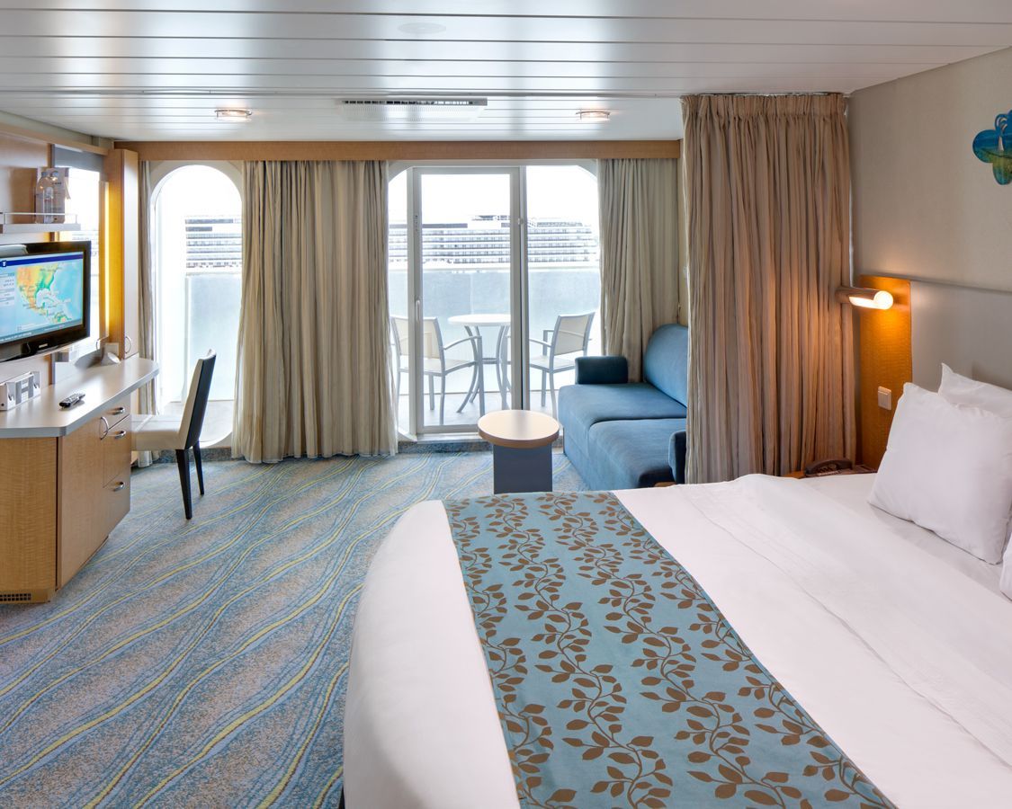 Cabina cu balcon cu vedere la ocean categoria 1A pe Oasis of the Seas