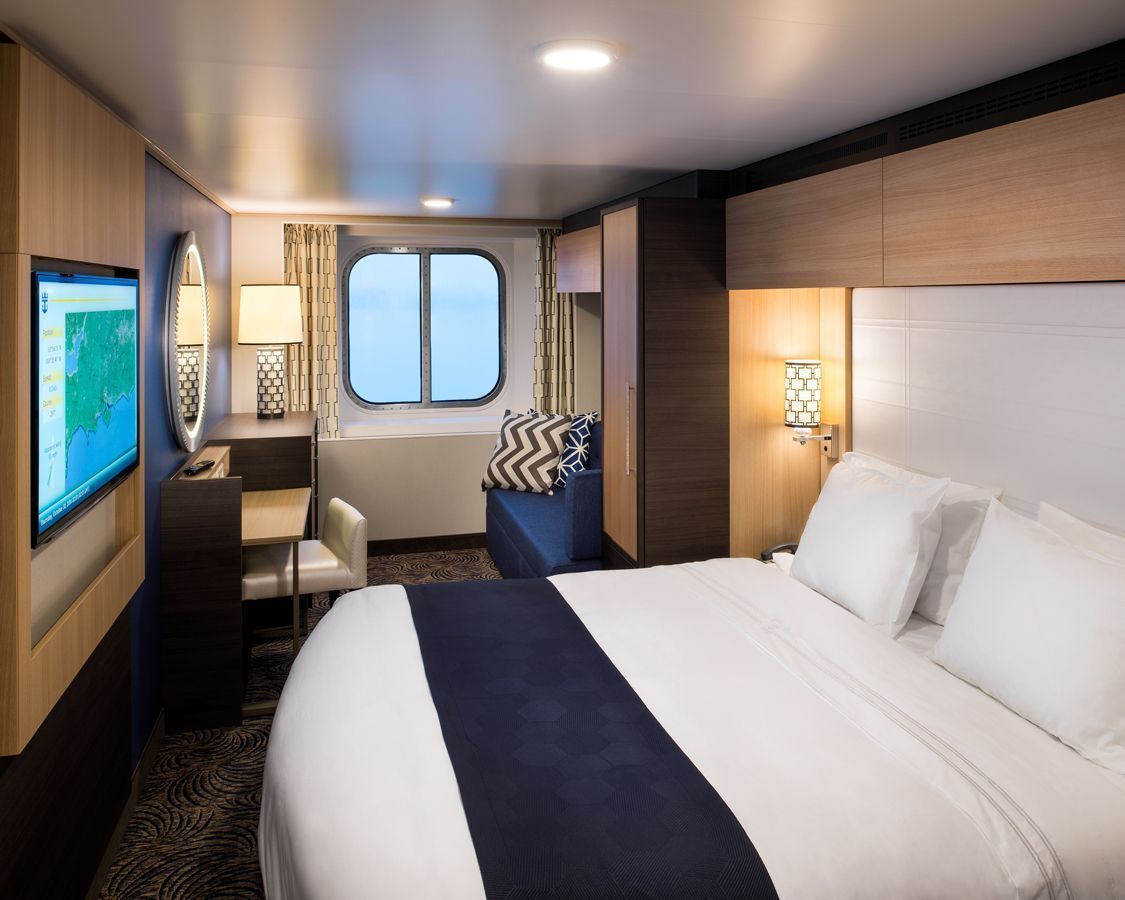 Cabina cu vedere la ocean garantata categoria YO pe Ovation of the Seas