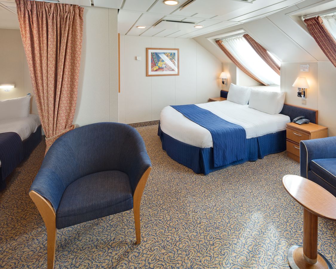 Cabina cu vedere la ocean categoria 1K pe Radiance of the Seas
