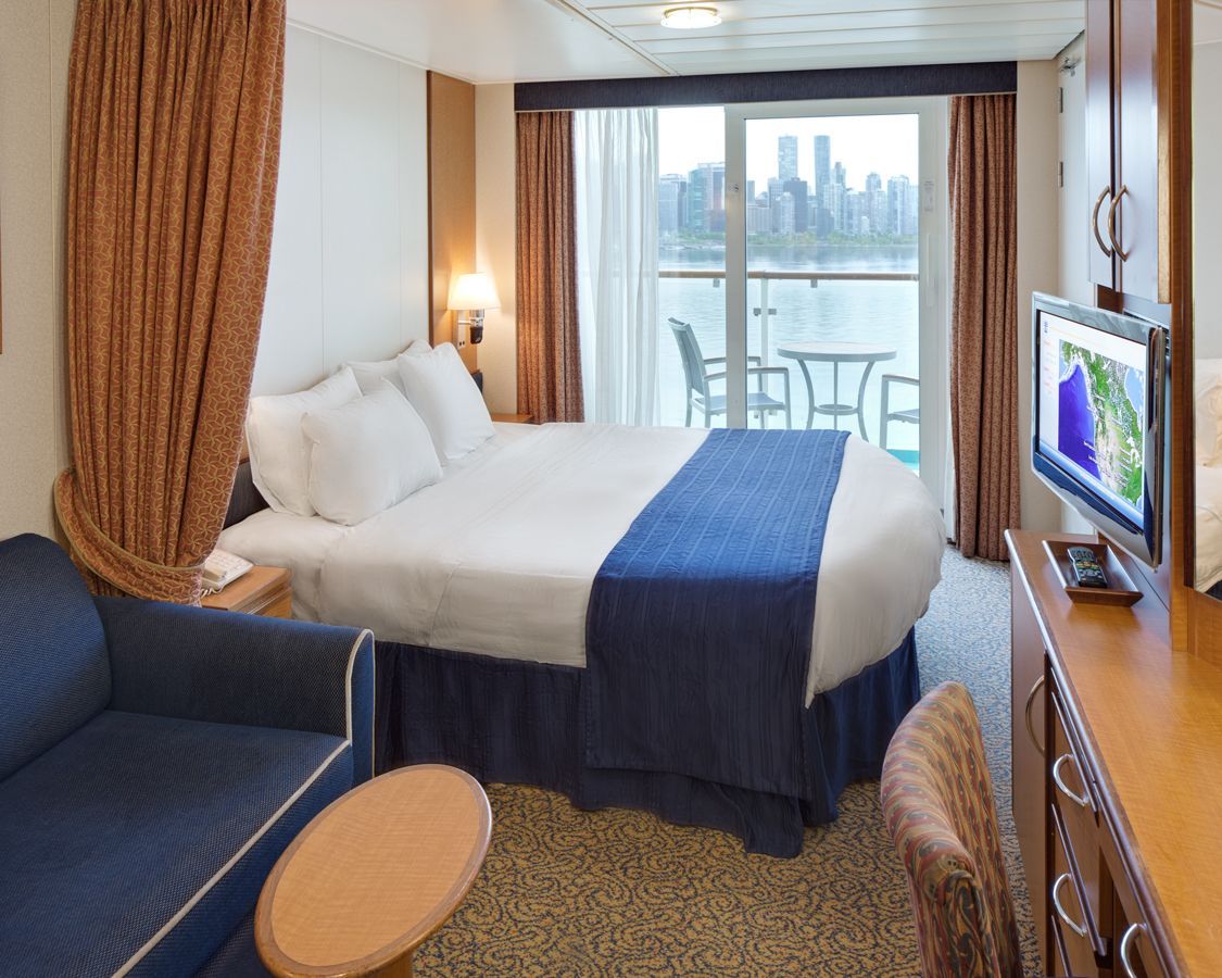 Cabina cu vederela ocean categoria 5D pe Radiance of the Seas