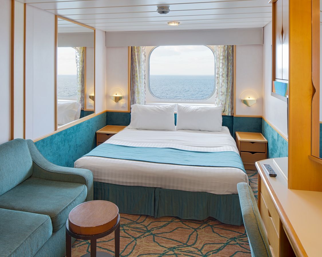 Cabina cu vedere la ocean categoria 1N pe Rhapsody of the Seas