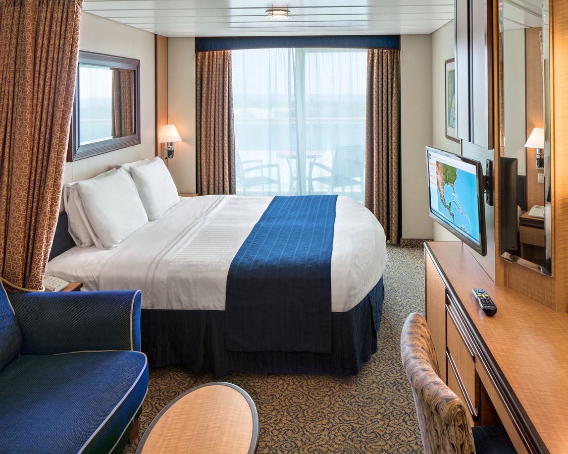 Cabina cu balcon cu vedere la ocean categoria 1D pe Serenade of the Seas