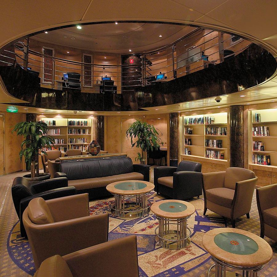 Biblioteca Sala jocuri carti pe Grandeur of the Seas