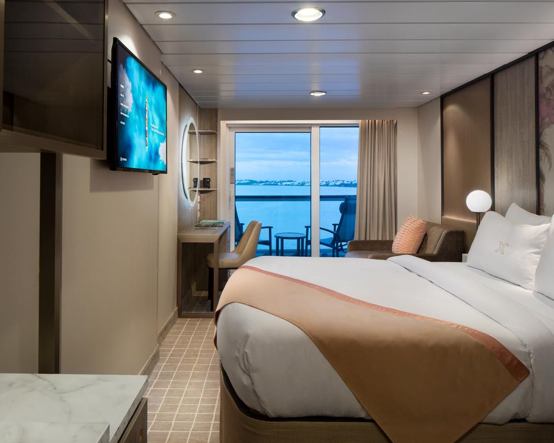 Cabina cu balcon categoria 2A pe Celebrity Millennium