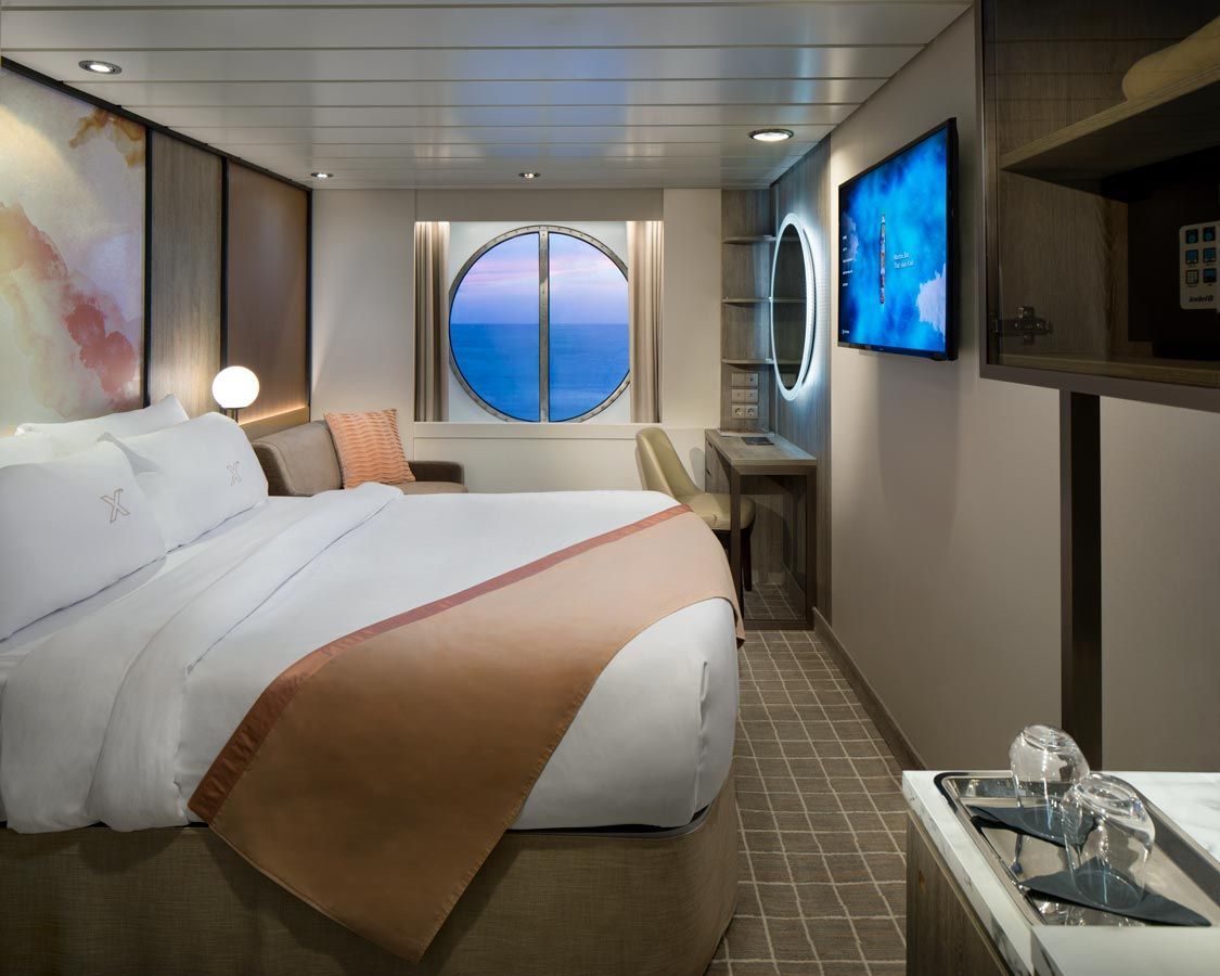 Cabina cu vedere la ocean categoria 8 pe vasul Celebrity Millennium