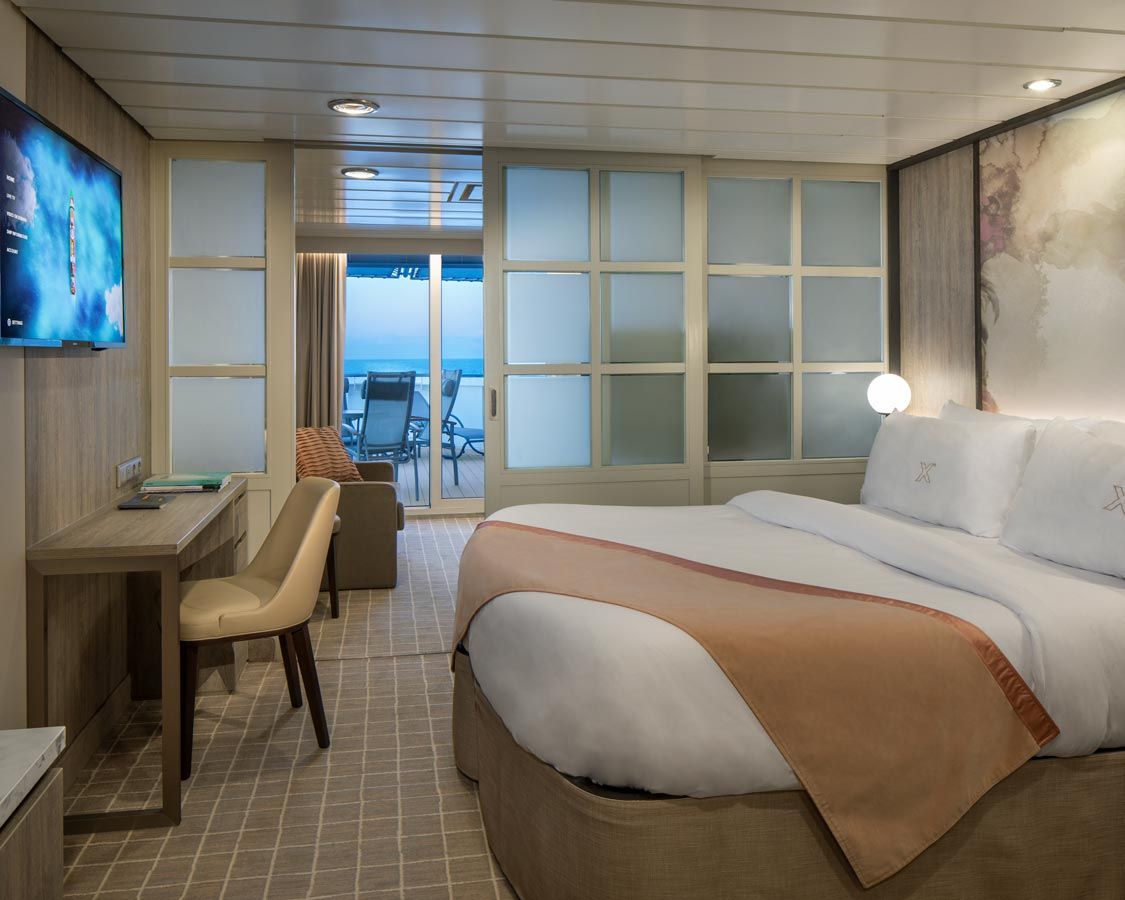Cabina Family Veranda categoria FV pe Celebrity Millennium