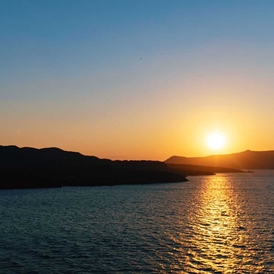 Croaziere in Mediterana, Insulele Grecesti, Grecia, Santorini, apus