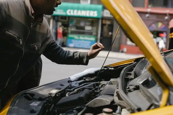checking car