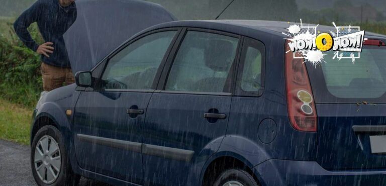 can you change a car battery in the rain