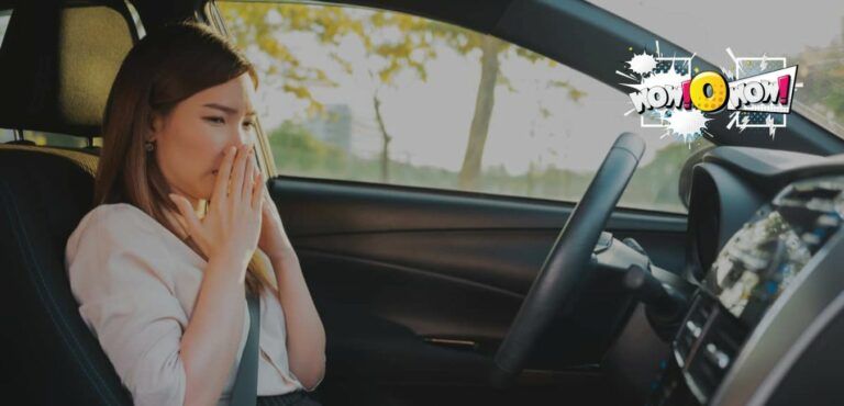 car smells like burning rubber