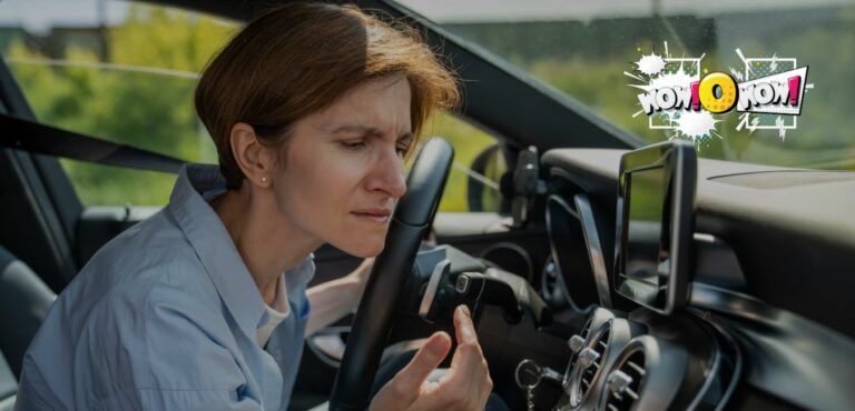 why do i smell gas in my car