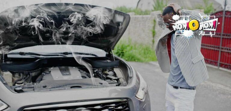 why is my car smoking from the hood