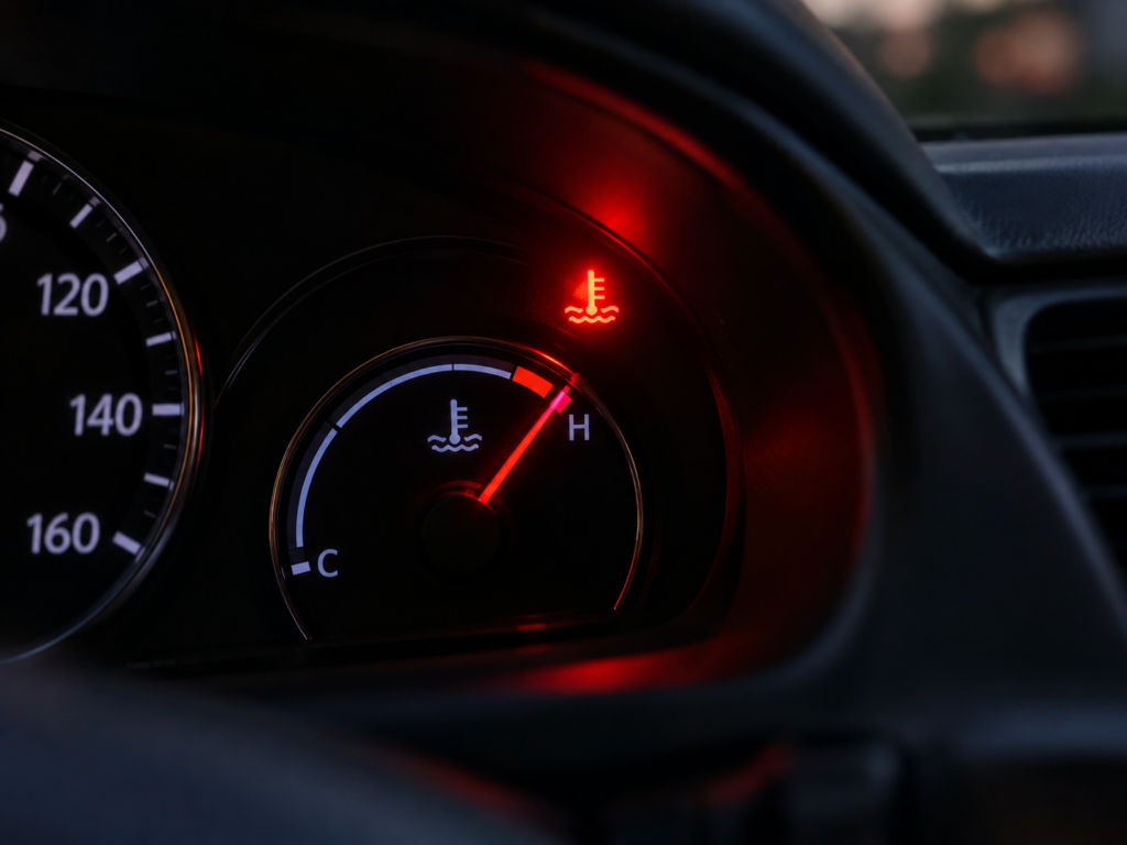 what does the temperature light mean