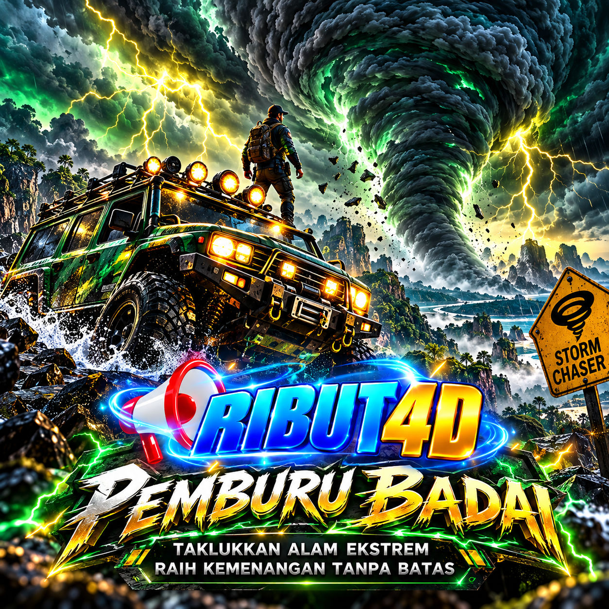 RIBUT4D : Pemburu Badai Taklukan Alam