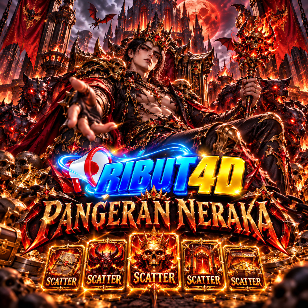 RIBUT4D : Pangeran Neraka | Sang Penguasa Scatter dari Tahta Kegelapan 