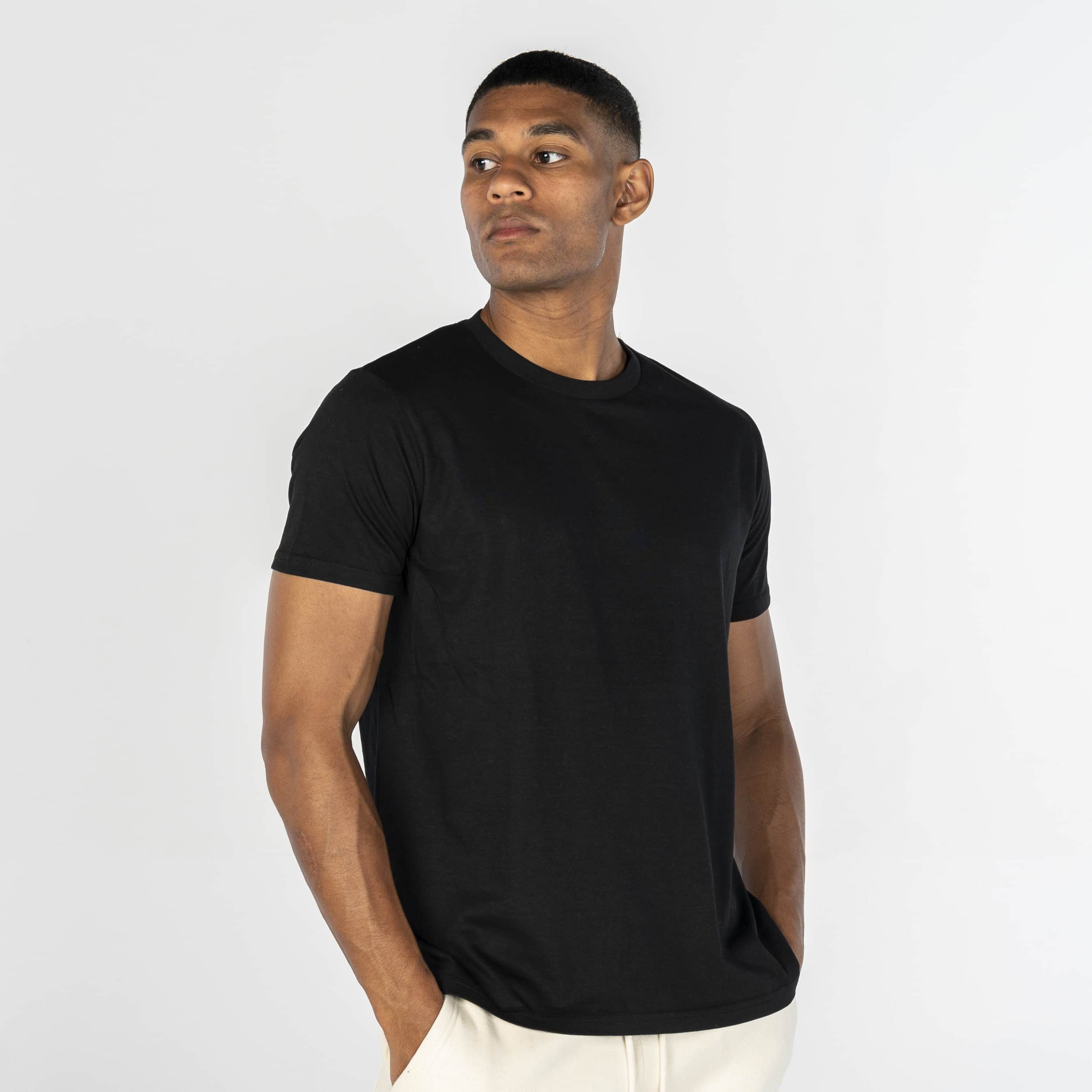 Top 5 Cool Black Men's T-Shirts for spring and summer 2024