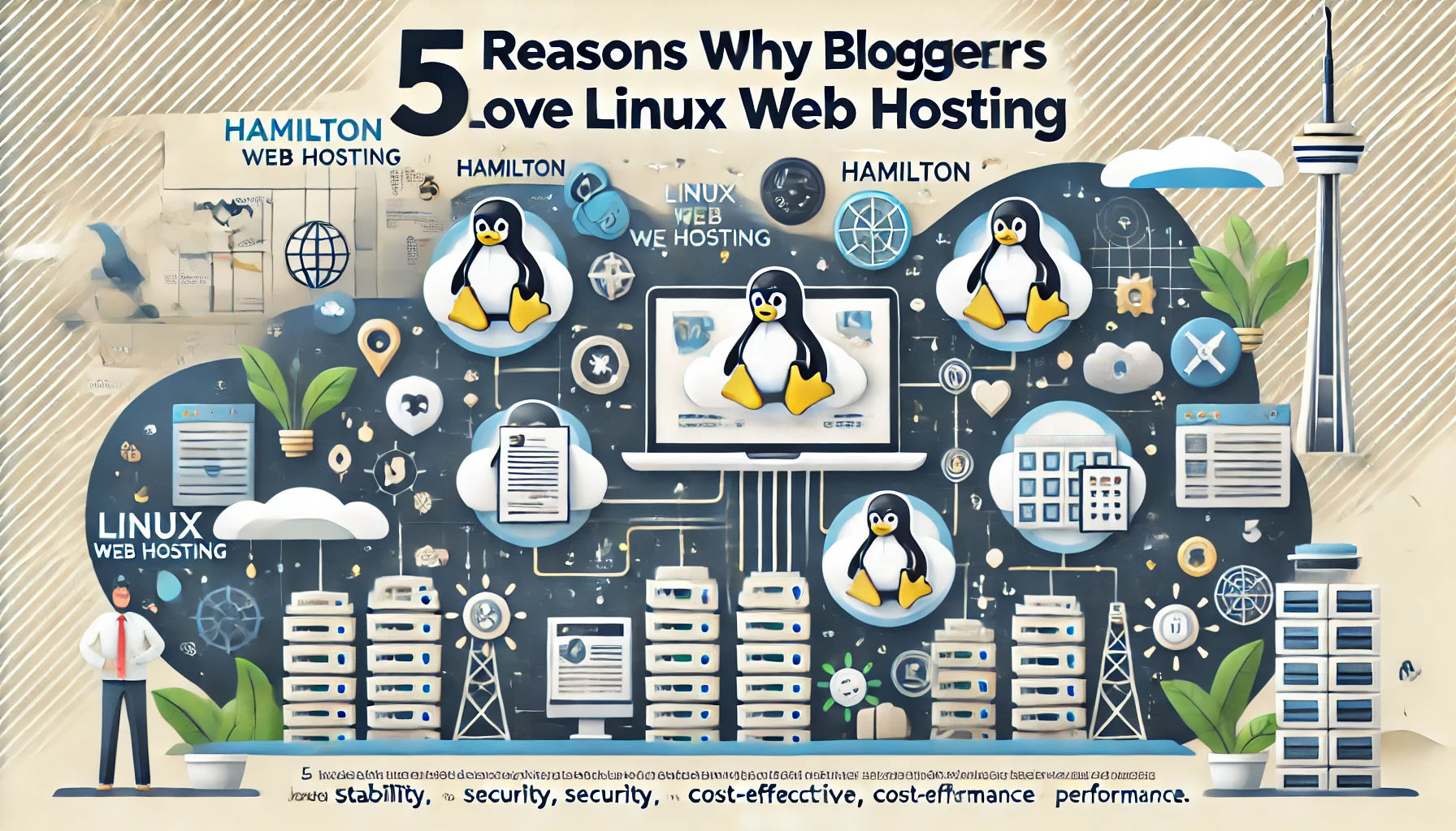 5 Reasons Why Bloggers in Hamilton Love Linux Web Hosting