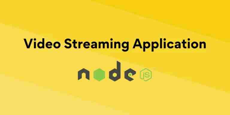 How to Stream Video from a Node.js Application