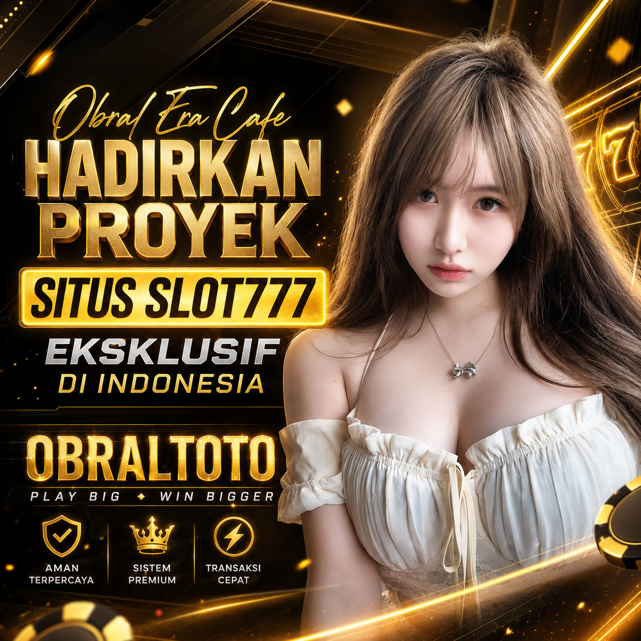 OBRALTOTO ~ Obral Era Cafe Hadirkan Proyek Situs Slot777 Eksklusif di Indonesia by Hey siriusly