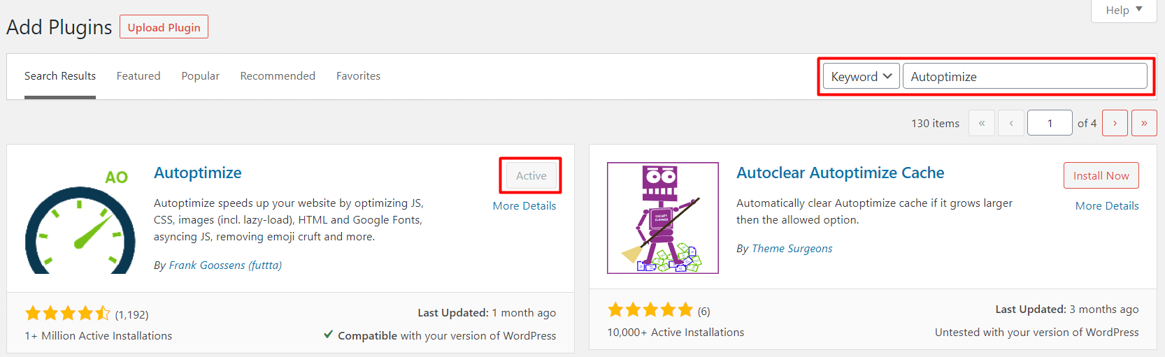 Cara Setting Plugin Autoptimize