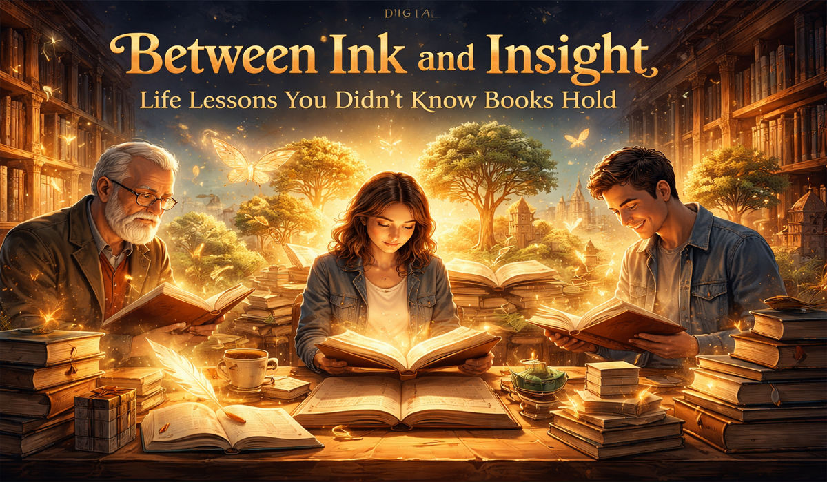 Between Ink and Insight: Life Lessons You Didn’t Know Books Hold