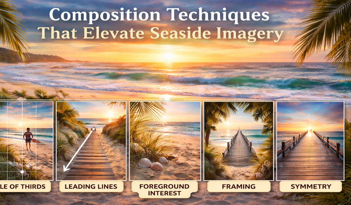 Composition Techniques that Elevate Seaside Imagery