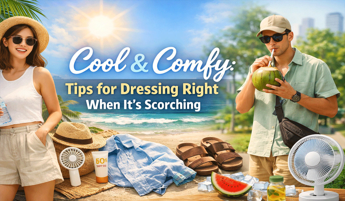 Cool & Comfy: Tips for Dressing Right When It’s Scorching