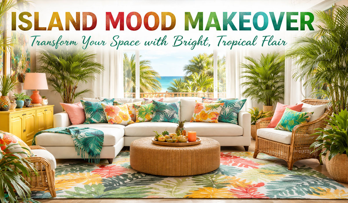 Island Mood Makeover: Transform Your Space with Bright, Tropical Flair