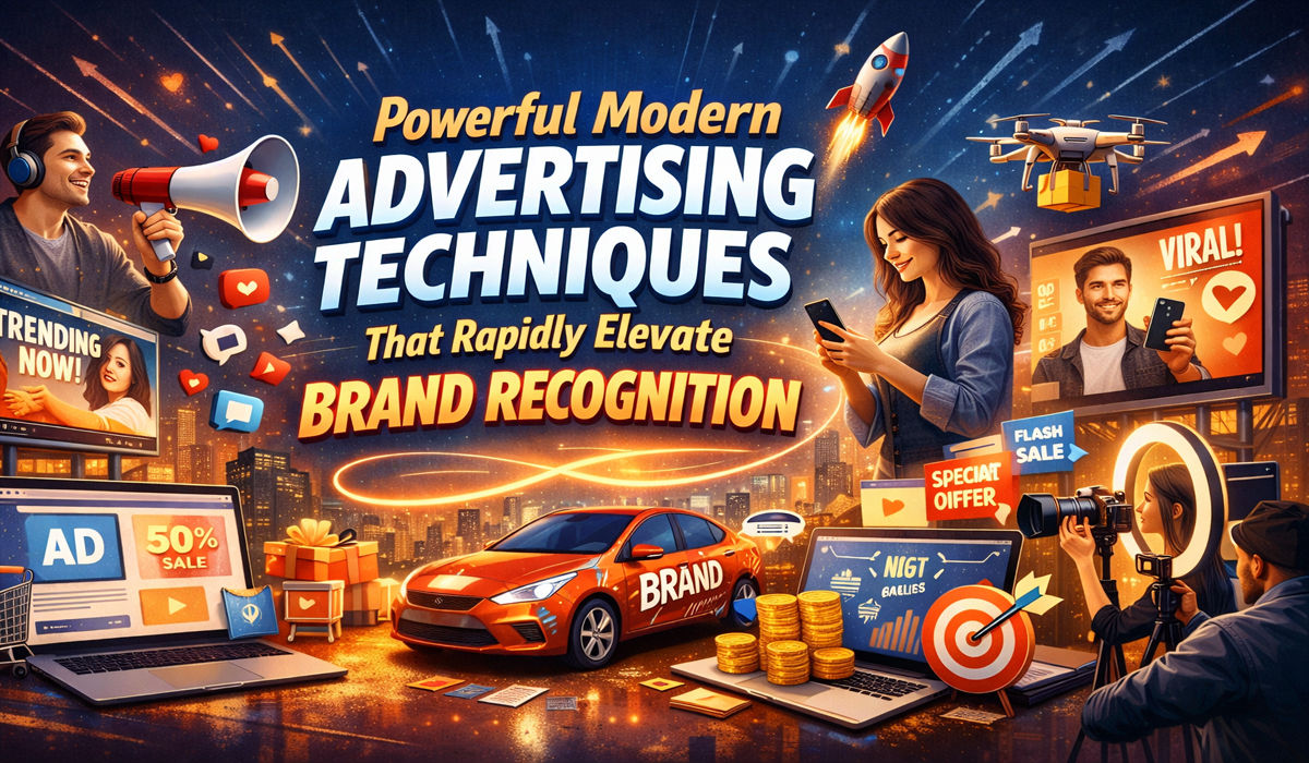 Powerful Modern Advertising Techniques That Rapidly Elevate Brand Recognition