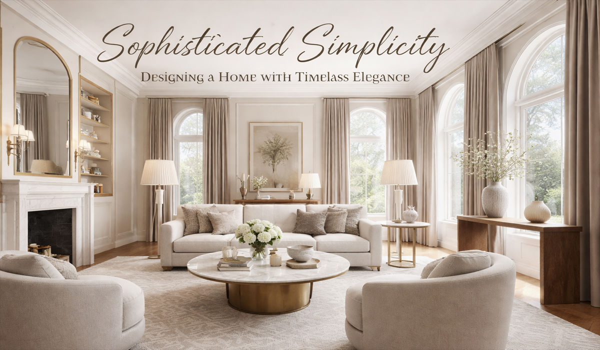 Sophisticated Simplicity: Designing a Home with Timeless Elegance