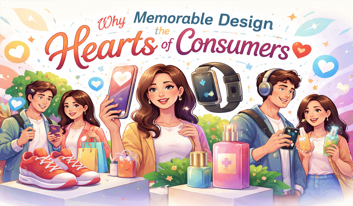 Why Memorable designs Wins the Hearts of Consumers