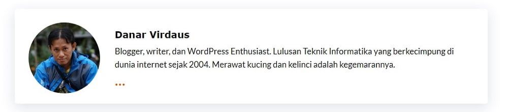 Author Box di GeneratePress