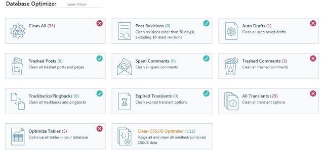 Dashboard WordPress Lambat