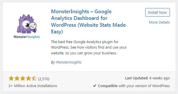 Plugin WordPress Untuk Memasang Google Analytics