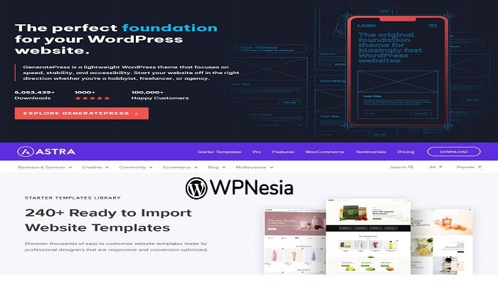 GeneratePress VS Astra