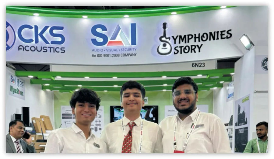 Stand staff at a CKS exhibition booth