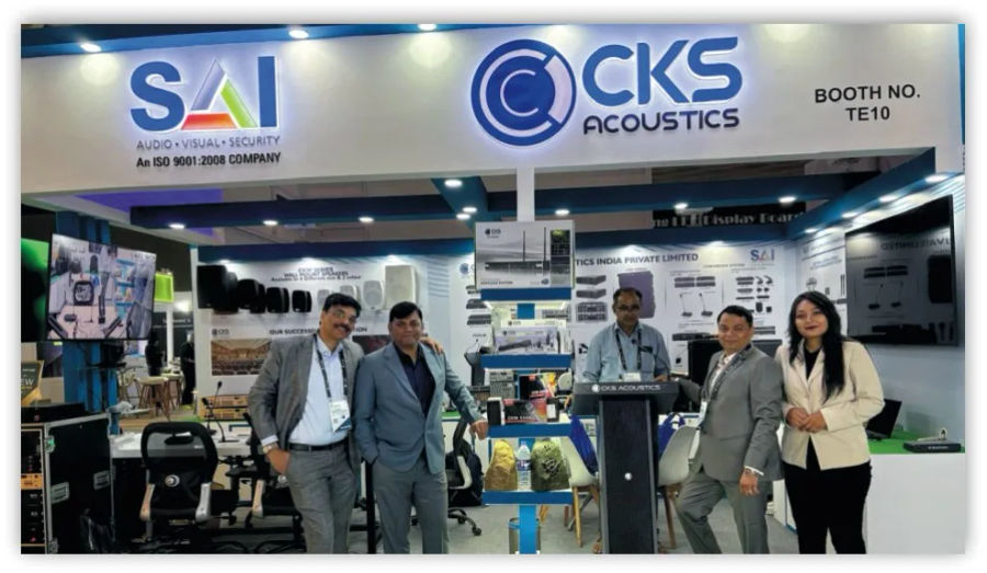 The CKS and SAI stand at booth TE10
