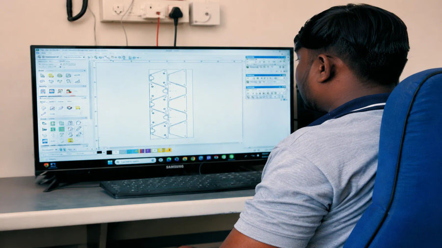 Enclosure design at the CAD station